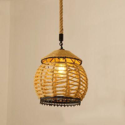 Industrial Hemp Rope Home Lighting Pendant Light for Indoor Lighting Decoration