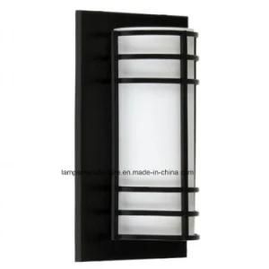 Corridor Wall Lamp with Black Finish and Acrylic Lamp Shade