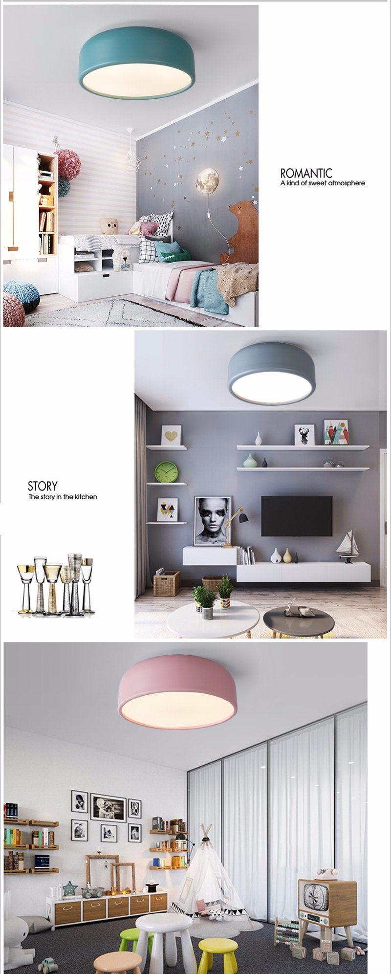 Modern Indoor Surface Mounted LED Ceiling Lamp for Living Room