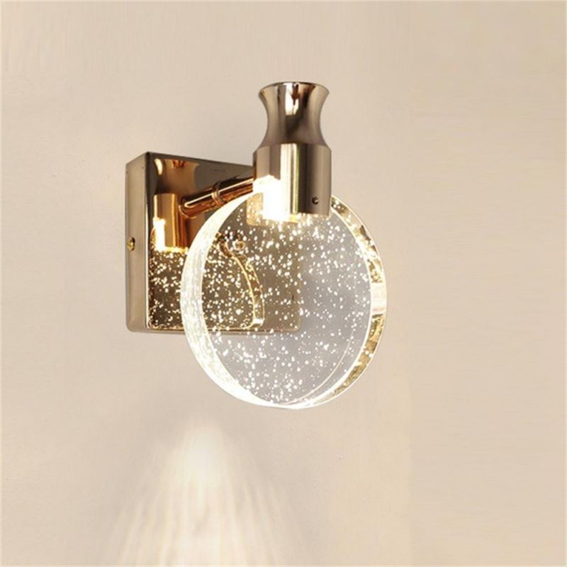 Wall Lamp Light Luxury Bedroom Bedside Crystal Living Room Background Wall Lamp