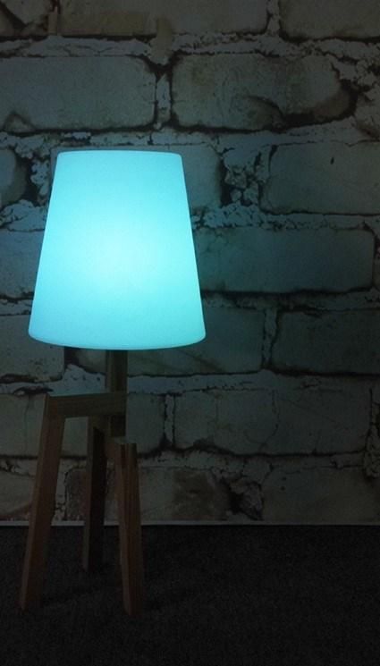 Factory Wholesale European and American Fashion Floor Lamp LED Study Bedroom Bedside Lamp Creative Solid Wood Vertical Floor Lamp