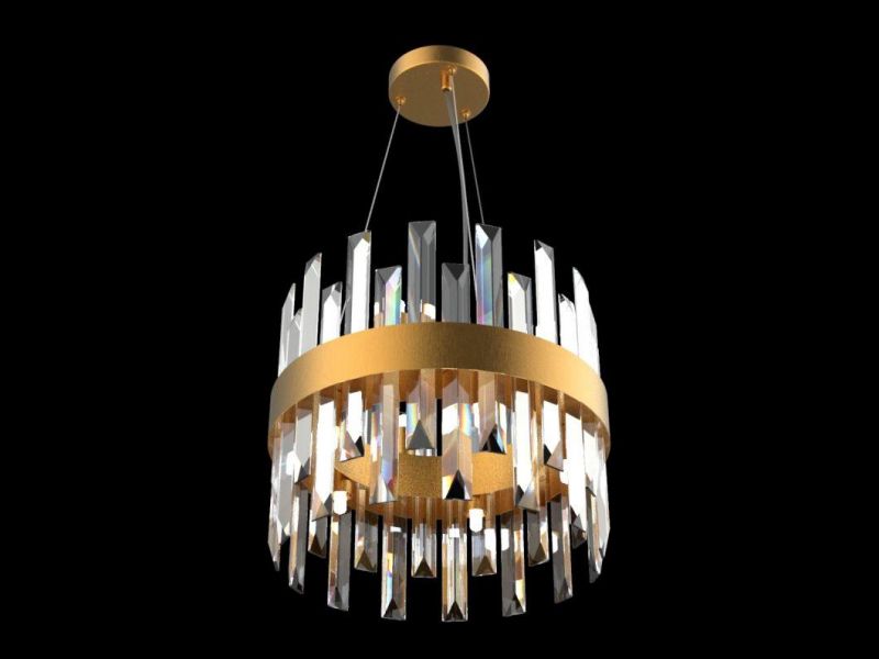 2021 Modern Indoor Luxury Pendant Light Gold LED Hanging Lights Home Bedroom Nordic Crystal Chandelier Decoration Decorative Pendant Lamp