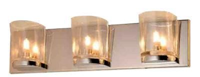 Three Light G9 Clear Glass Vanity Wall Sconce Light