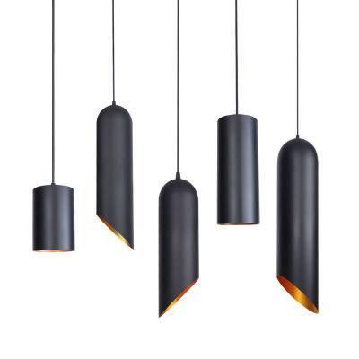 High Quality Round Office Hotel Home Kitchen Pendant Light Black Dimmable Modern Nordic LED Chandelier