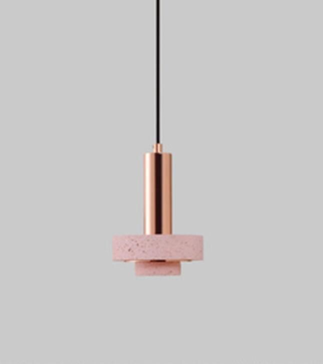 Marble Glass Pendant Lighting Dining Room Loft Deco Terrazzo Print Stone Pendant Light (WH-AP-342)