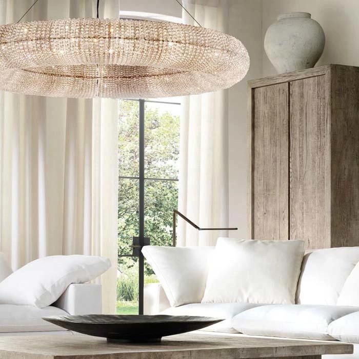 Modern/Contemporary Luxury Pendant Lamp Crystal Chandelier in Dia40"/60", Good for Hotel Project Lobby, Restaurant, Family Room and More