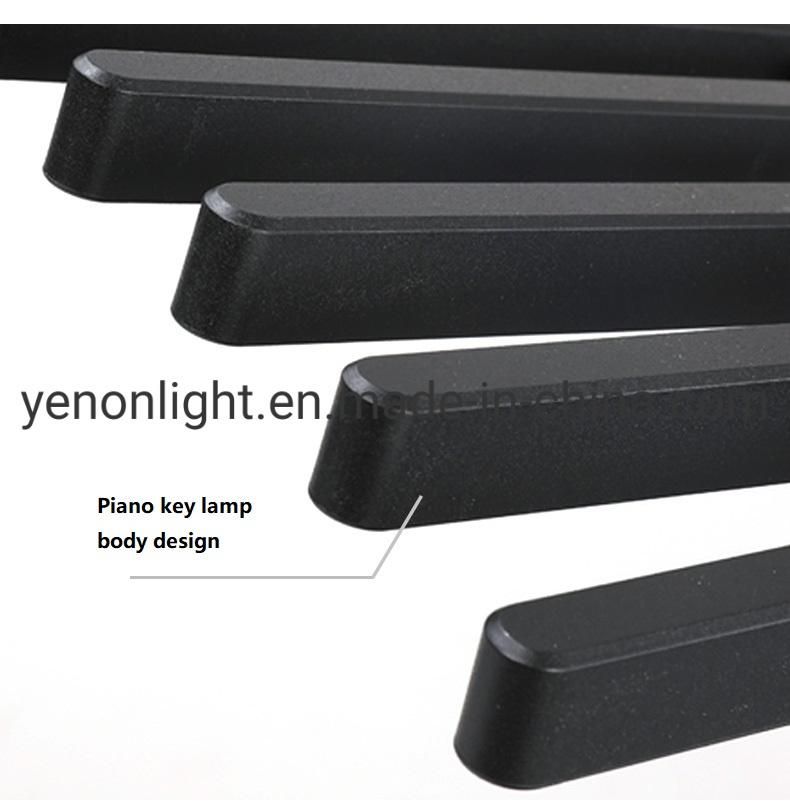 Piano Key Lamp Body Design Fishbone Style LED Iiron Pendant Light
