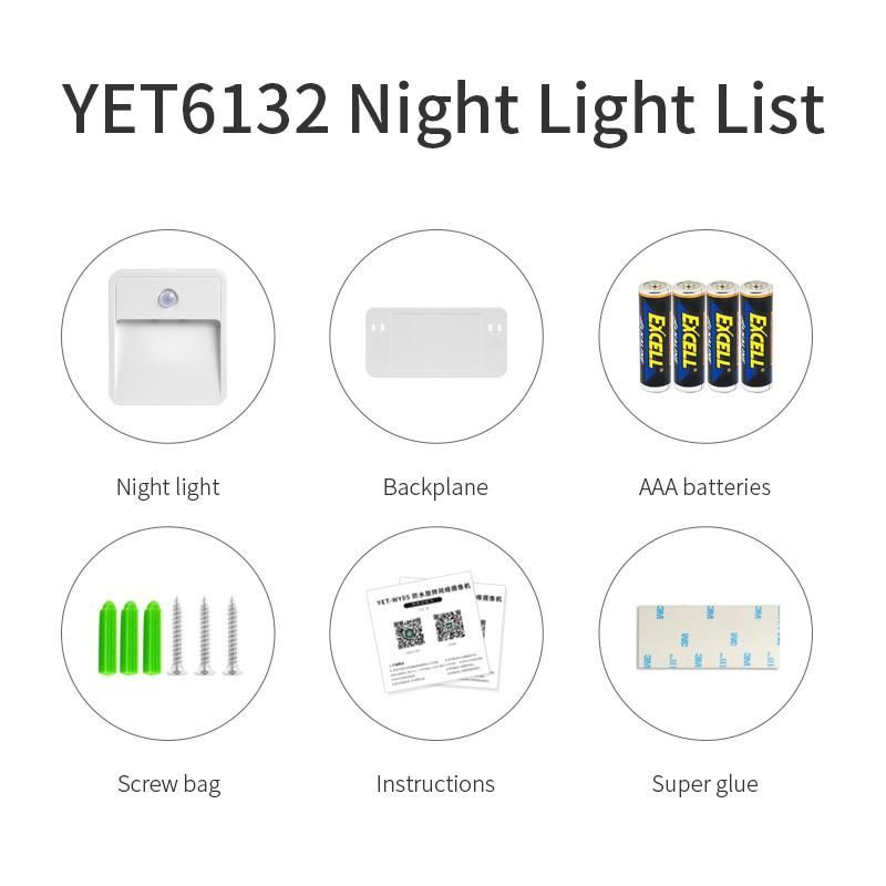 Motion Sensor Night Light Floor Lamp PIR LED