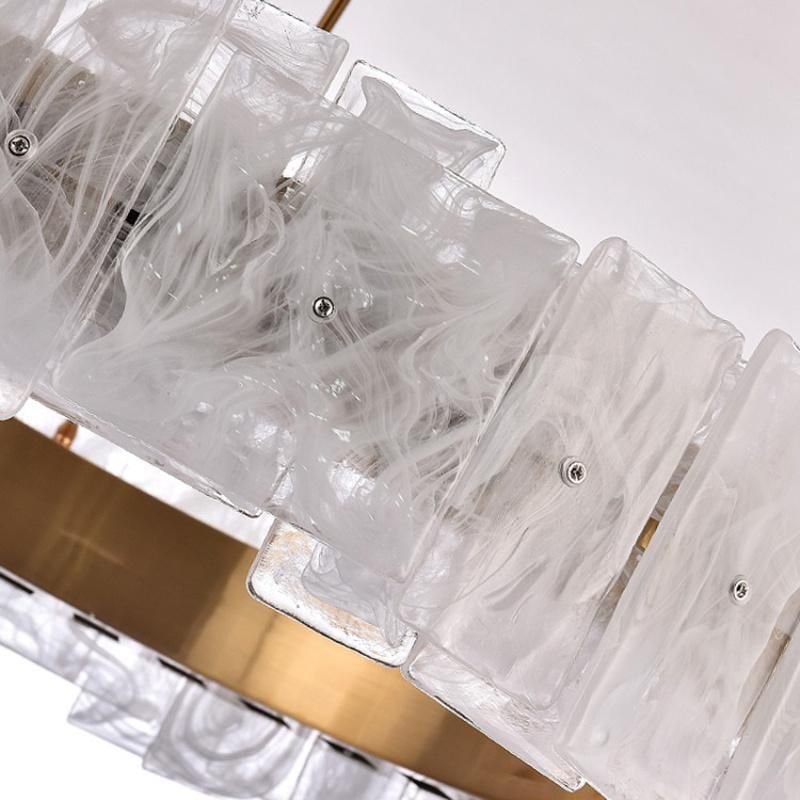 Vintage Round Crystal Chandelier Bedroom Dining Room Pendant Lamp Light