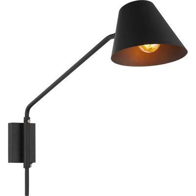 Nordic Modern Factory Direct Sales 220V LED Direct Sales Decorative Simple Hotel E27 Black Metal Lamp Wall Light