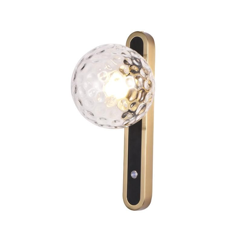 Creative Bedroom Bedhead Wall Lamp Postmodern Living Room Hotel Corridor Glass Light