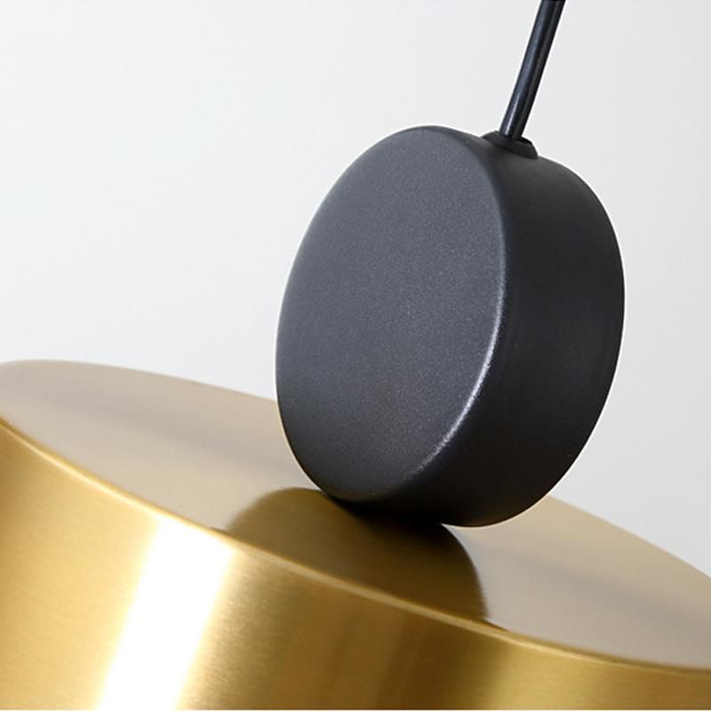 Postmodern Bar Small Chandelier Simple Model Room Bedroom Bedside Lamp Hotel Restaurant Nordic Bronze Pendant Light
