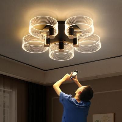 Modern Acrylic LED Ceiling Light Chandelier Lamps for Bedroom and Home