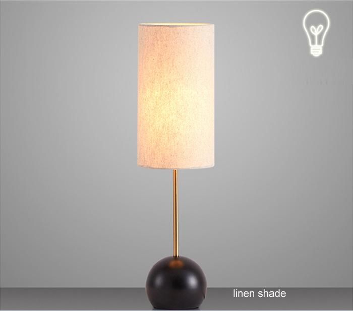 Hotel/Home Modern Desk Table Lamp Light, Can Be as Buffet Lamps or Bedside Lamps with LED Bulb