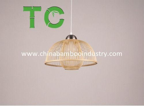 Wholesale Handmade Bamboo Woven Chandeliers Bamboo Pendant Ceiling Lamp