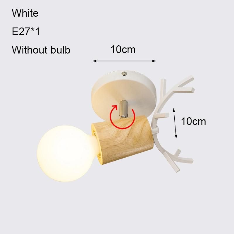 Wooden Ceiling Lamp Modern LED Ceiling Light for Bedroom Living Room Corridor Kitchen Indoor Lighting (WH-WA-21)