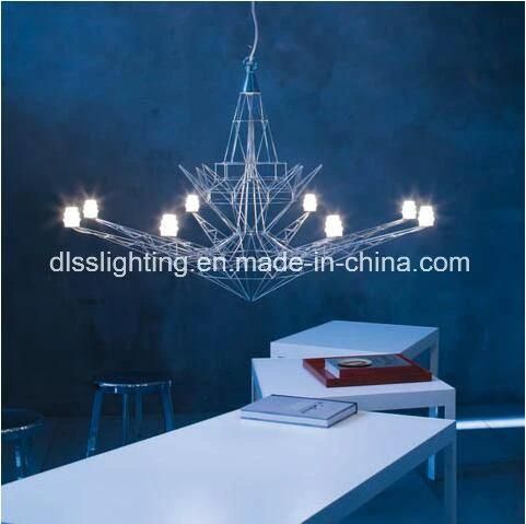 Neoclassical Originality Design Geometry Art Hanging G9 Eiffel Tower Chandelier