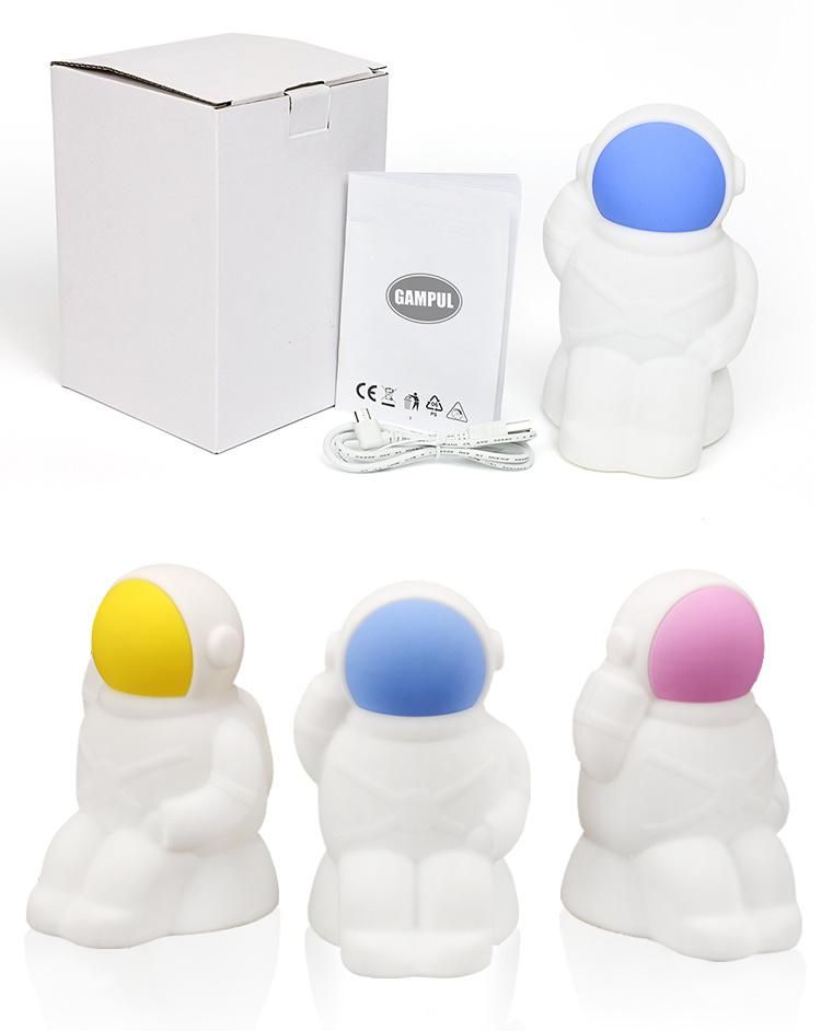 Gift For Children Baby LED RGBW Silicone Night Light