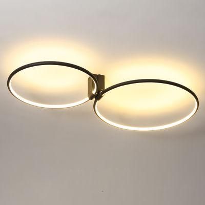 Polycyclic Design Circle Chandelier Pendant Lamp Ceiling Lamp Living Room Lamp