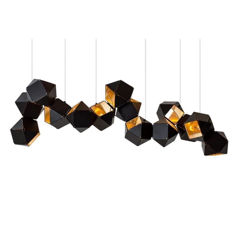 Modern Create Geometric Shape Iron Chandelier Lighting