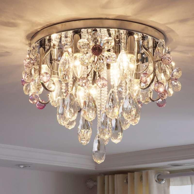 Contemporary Crystal Ceiling Lights for Living Room Bedroom Kitchen Fixtures (WH-CA-13)