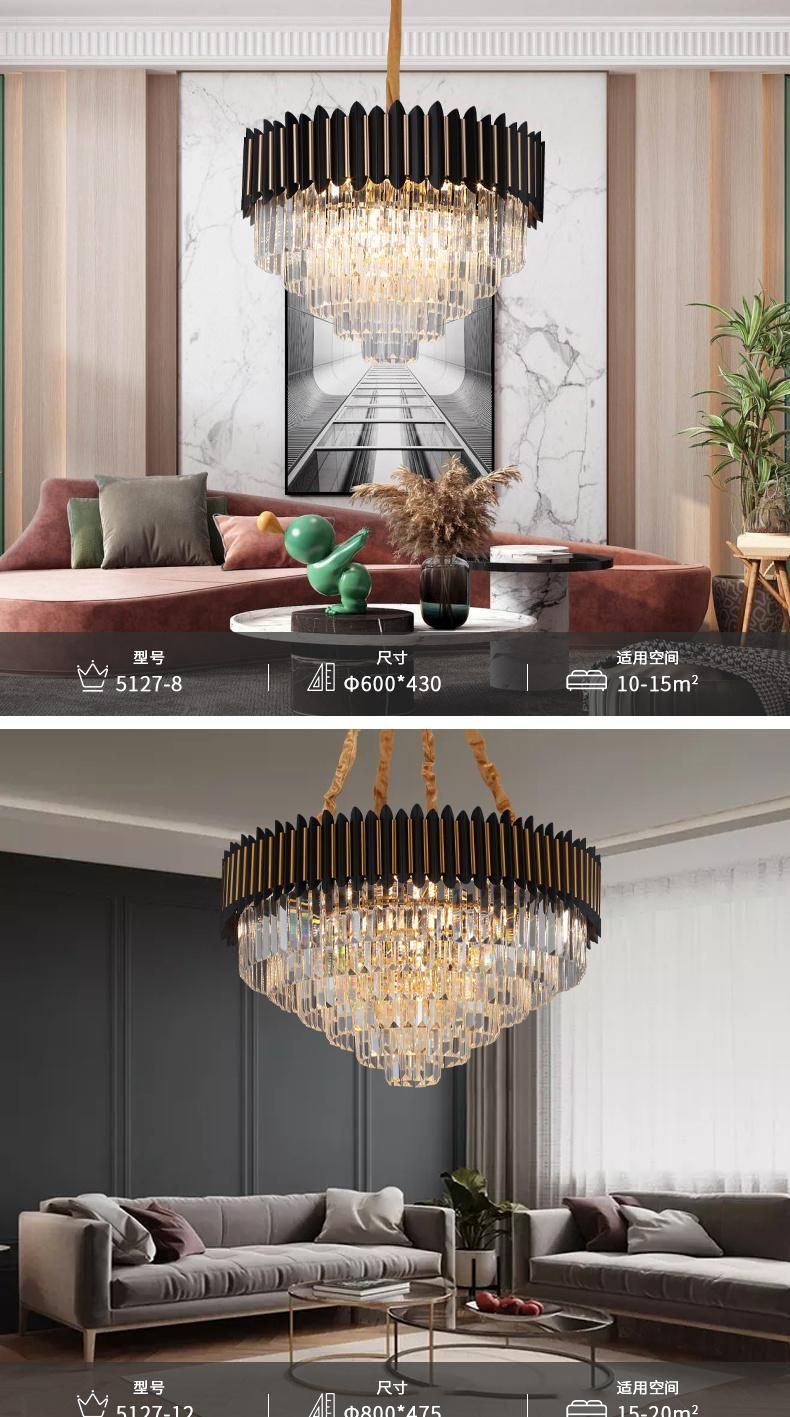 European Luxury Style Ornate Indoor Chandelier Bedroom Dining Room Pendant Lamp Light