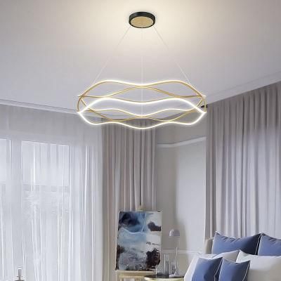 LED Living Room Modern Chandelier Lighting Contracted Nordic Restaurant Pendant Lamp