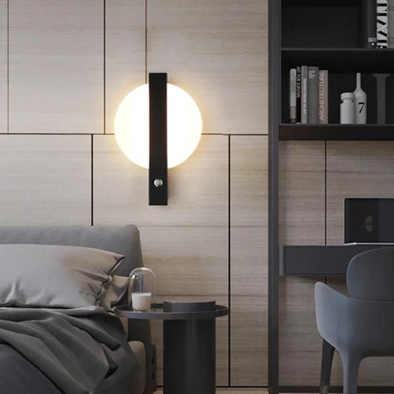 Nordic Modern Minimalist Bedroom Bedside Creative Aisle Living Room Wall Lights (WH-OR-84)