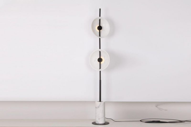 Masivel Marble Lighting Modern Living Room LED Floor Lamp