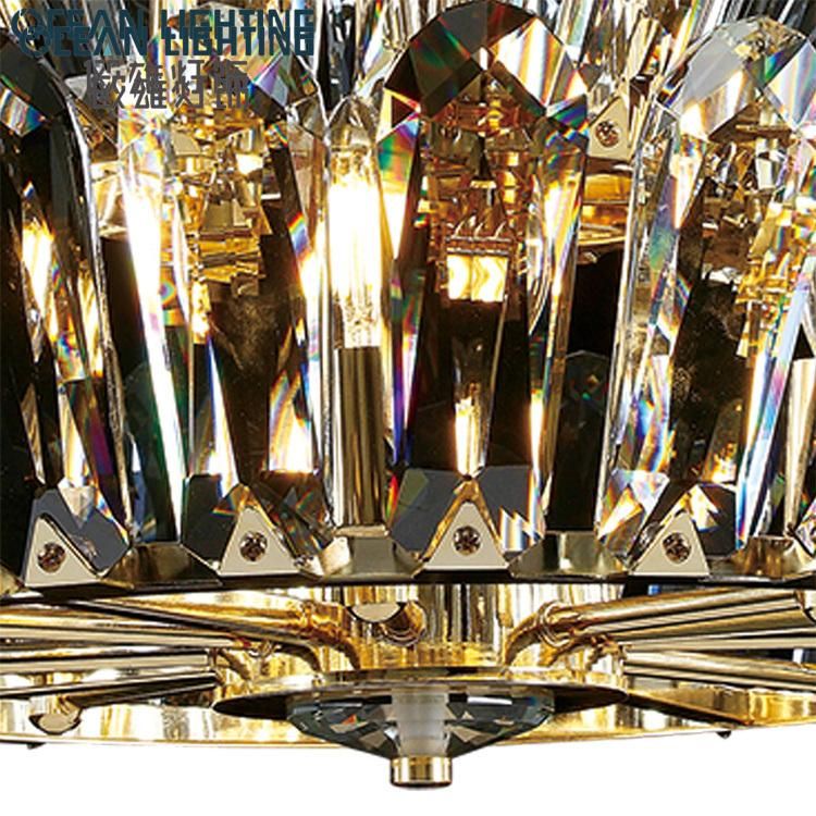 Modern Decorative Crystal Chandelier Ceiling Hotel Indoor Hanging Pendant Light