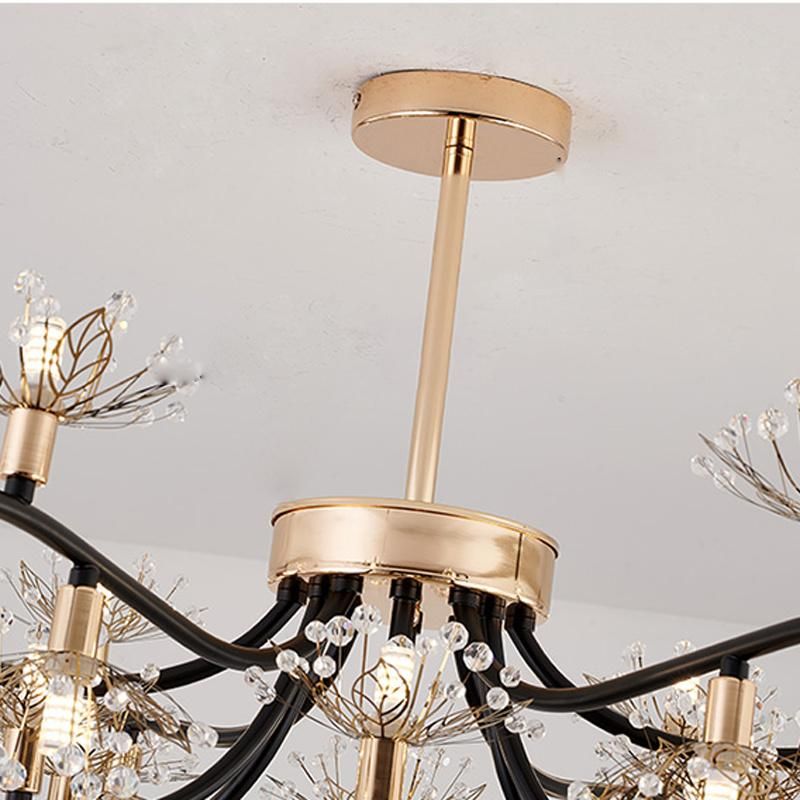 Postmodern Light Luxury Living Room Crystal Ceiling Lamp Simple Restaurant Lamp Bedroom Light