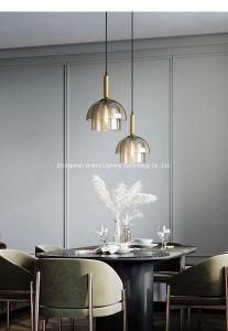 Top-Selled Cognac Glass Indoor Decorative Haning Light Pendant Lamp