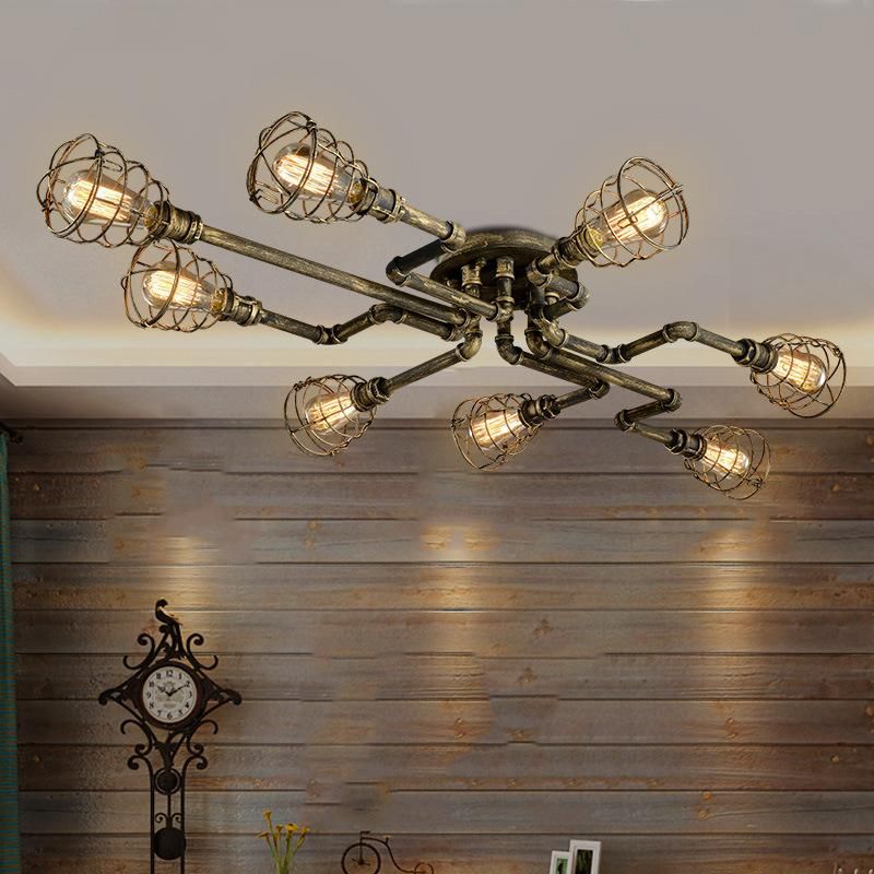 Retro Industrial Ceiling Lighting for Home Indoor Home Decoration (WH-LA-01)
