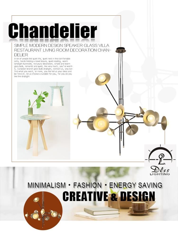 European Style Post Modern Home Decoration Restaurant Pendant Lighting Chandelier