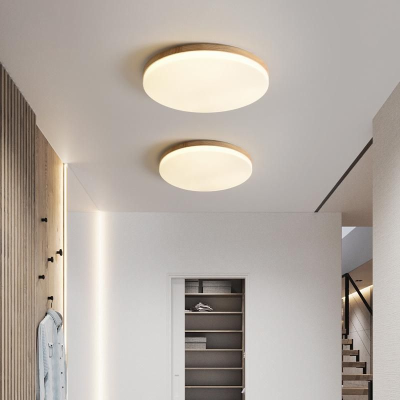 Nordic LED Ceiling Lamp Round Bedroom Lamp Simple Modern Household Lamp