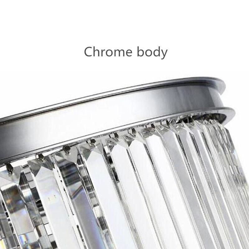 Modern Vintage Crystal Ceiling Light Flush Mounted Crystal Ceiling Light (WH-CA-94)