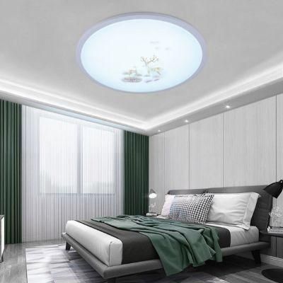Modern Round LED Ceiling Light for Living Room Reading Room Decoration Lighting