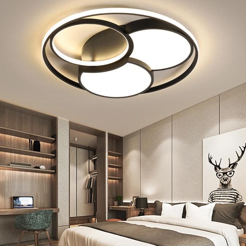 Simple and Modern Ceiling Lamp Warm and Romantic Bedroom Light Study Lamp LED