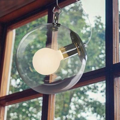 Gallery Glass Ball Pendant Lamp for Indoor Home Kitchen Dining Room Hanging Light (WH-GP-10)