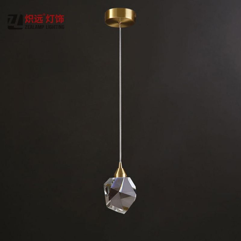 Irregular Glass Restaurant Living Room Pendant Lamp