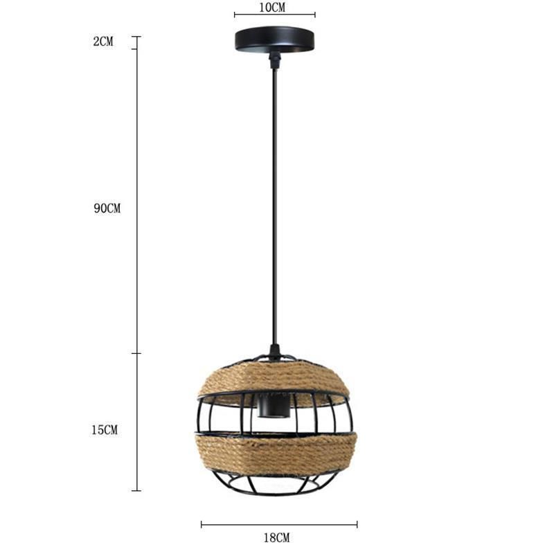 Contemporary Chandelier Restaurant Bar Lantern Decorative Pendant Lamp