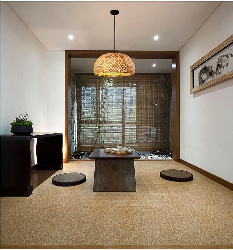 Modern Minimalist Restaurant Bedroom Pure Bamboo Art Bamboo Hand-Woven Chandelier (WH-WP-36)