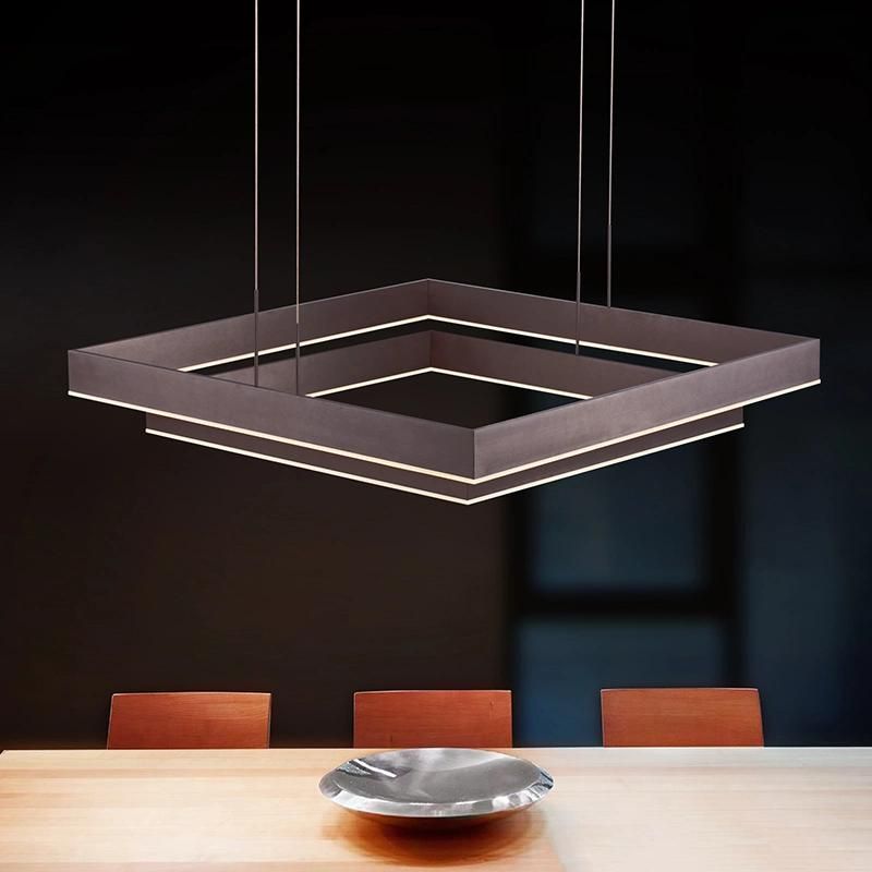Industrial Geometric Design Modern Style Dining Room Pendant Lamp Light