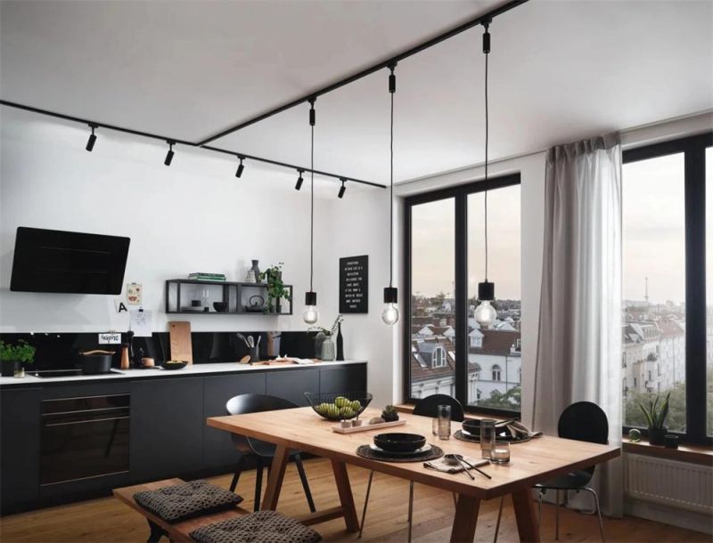 2022 Modern Supermarket Design Manufaturers Dimmable Track Pendant Lights