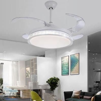 Dafangzhou Lighting China Modern Ceiling Fan Light Surface Mounted LED Fan Light with Remote Manufacturers 72W Star Pendant Light