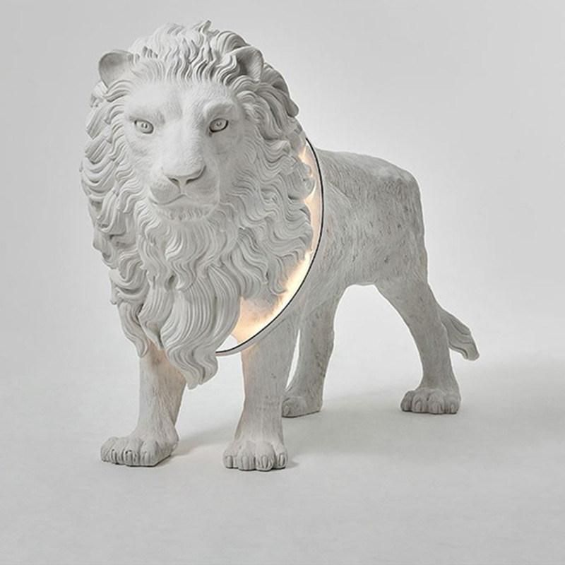 White Lion LED Floor Lamp Living Room Studio Standing Floor Lamp (WH-VFL-17)