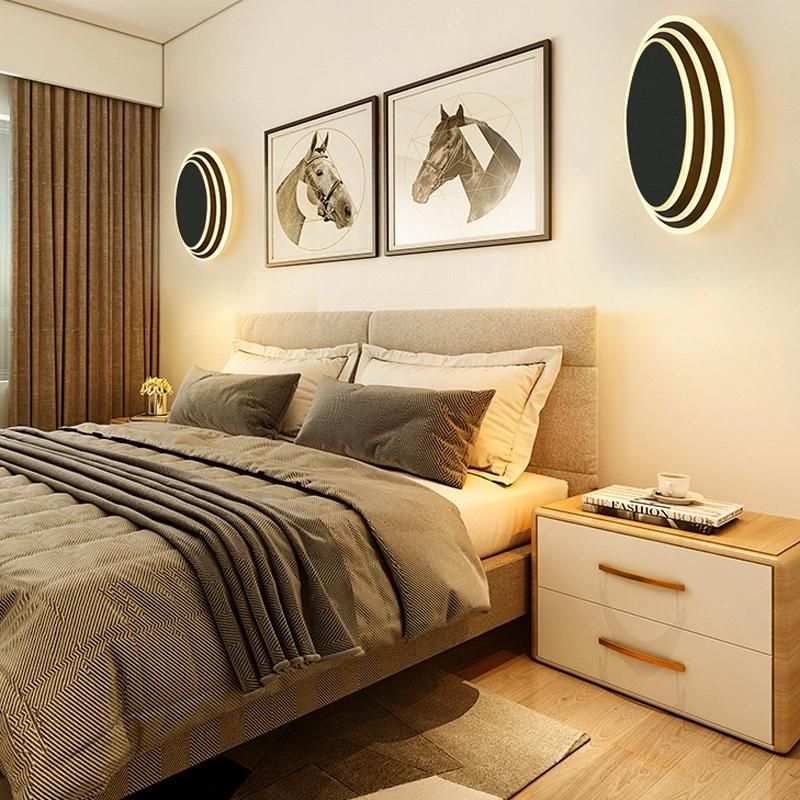 Living Room Background Wall Light Rotated Bedroom Bedside Wall Lamp Modern Simple LED Light