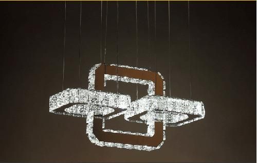 Modern Chandelier Crystal Lighting Stainless Steel Home Lamp Decoration Light