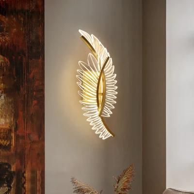 Modern Gold Designer Wall Lights for Bedroom Bedside Wall Sconce (WH-OR-125)