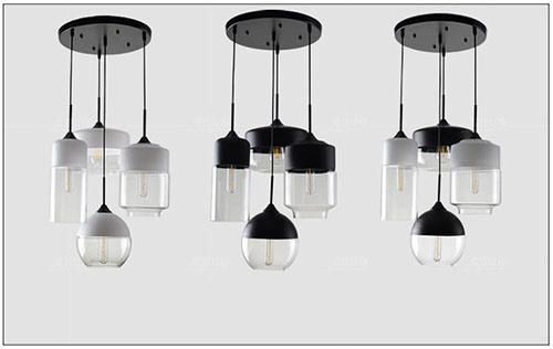 New Glass Hanging Pendant Lamp Kitchen Pendant Lighting Hanging Light for Bedroom